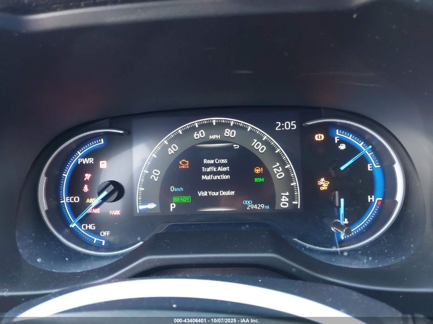 2020 Toyota Rav4 Hybrid Limited VIN: 2T3DWRFV1LW051885 Lot: 43406401