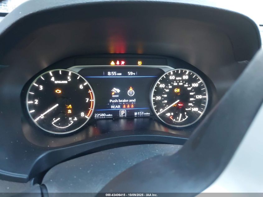 2025 Nissan Altima Sv Awd VIN: 1N4BL4DW9SN371191 Lot: 43406415