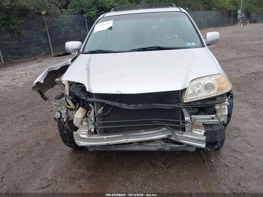 2006 Acura Mdx VIN: 2HNYD18646H526183 Lot: 43406426