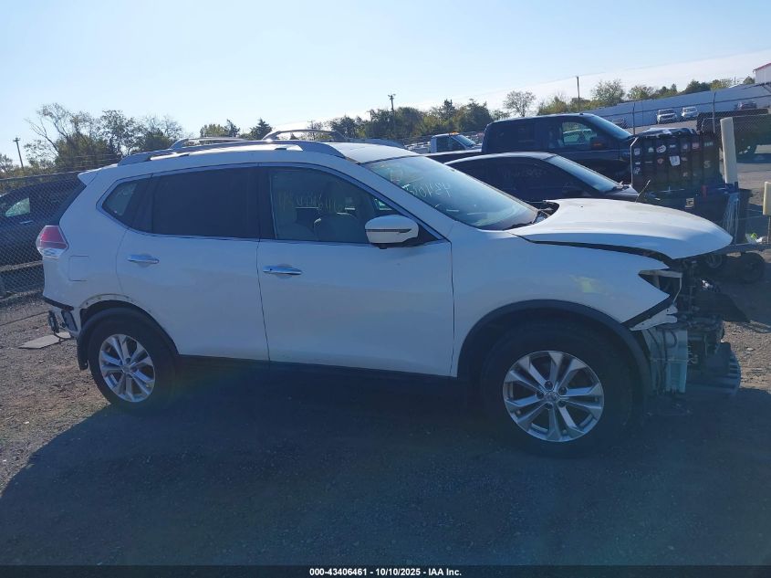 2016 Nissan Rogue Sv VIN: 5N1AT2MV6GC873561 Lot: 43406461