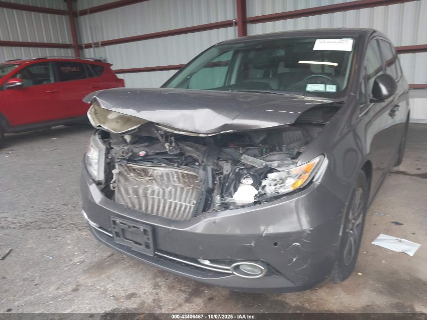 2016 Honda Odyssey Touring/Touring Elite VIN: 5FNRL5H90GB039598 Lot: 43406467