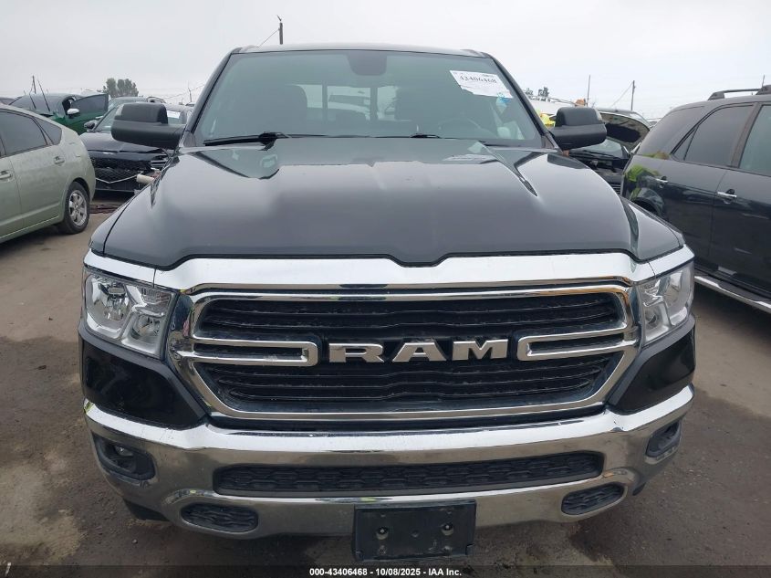 2019 Ram 1500 Big Horn/Lone Star 4X4 5'7 Box VIN: 1C6SRFFT5KN825399 Lot: 43406468