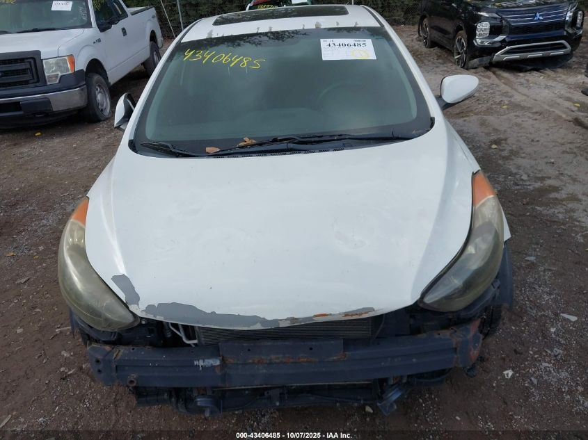 2012 Hyundai Elantra Limited VIN: 5NPDH4AE4CH135310 Lot: 43406485