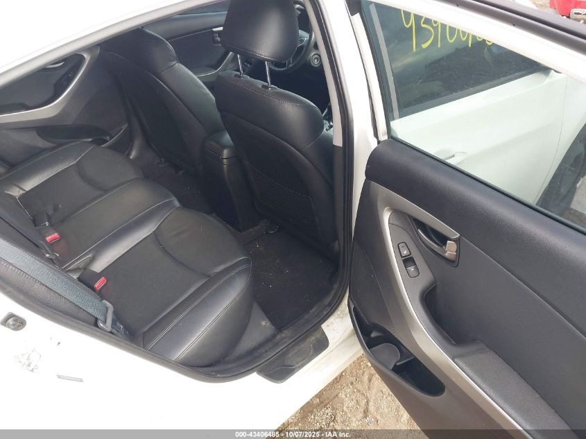 2012 Hyundai Elantra Limited VIN: 5NPDH4AE4CH135310 Lot: 43406485