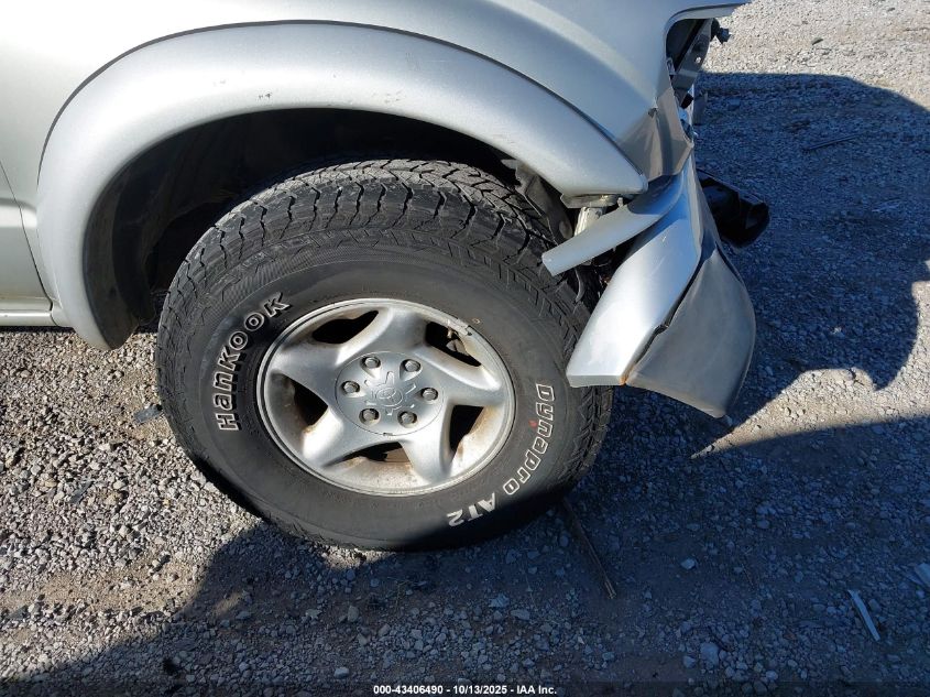 2004 Toyota Tacoma Base V6 VIN: 5TEHN72N94Z434168 Lot: 43406490