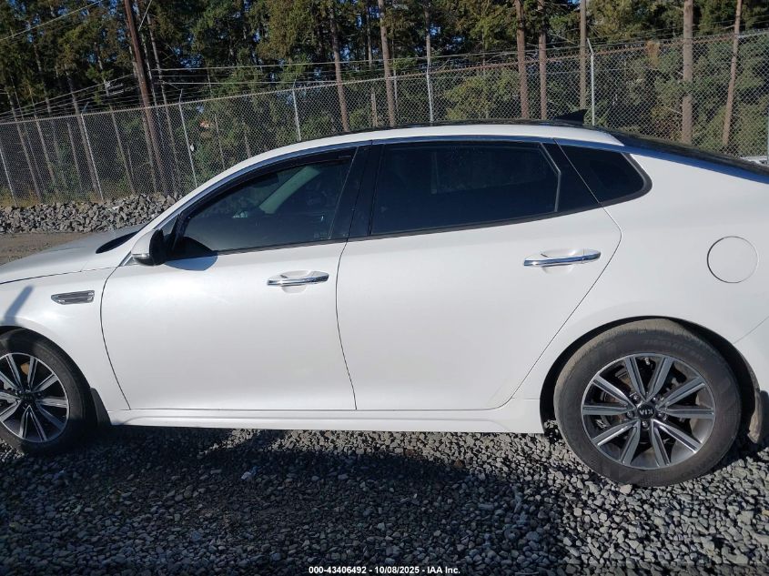 2019 Kia Optima Ex VIN: 5XXGU4L12KG301837 Lot: 43406492
