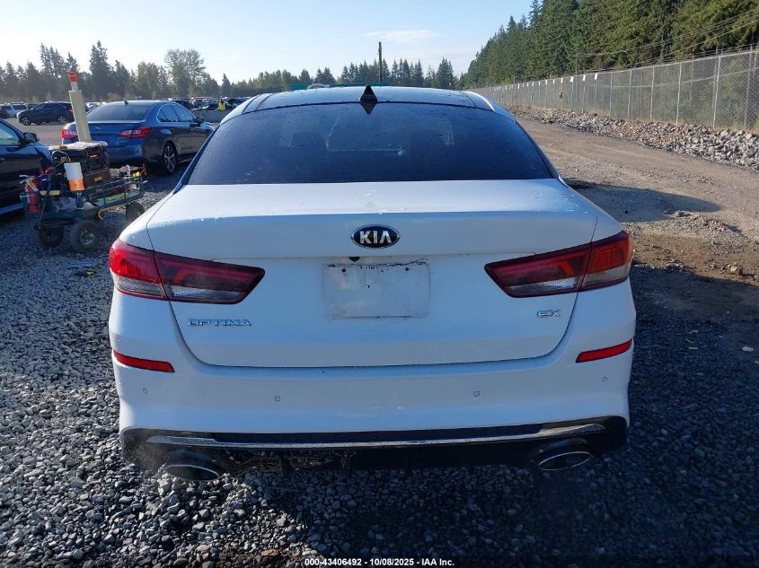 2019 Kia Optima Ex VIN: 5XXGU4L12KG301837 Lot: 43406492
