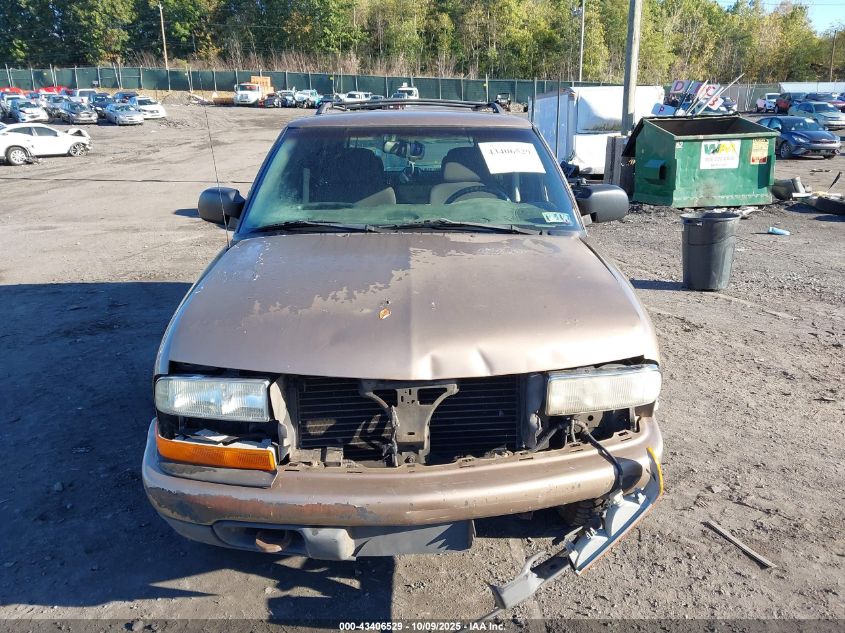 2003 Chevrolet Blazer Ls VIN: 1GNDT13X03K108870 Lot: 43406529