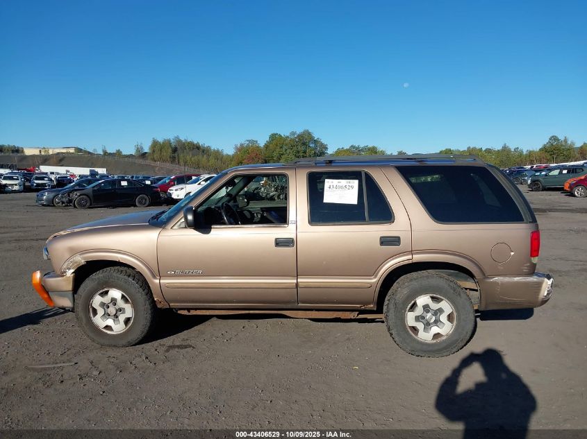 2003 Chevrolet Blazer Ls VIN: 1GNDT13X03K108870 Lot: 43406529
