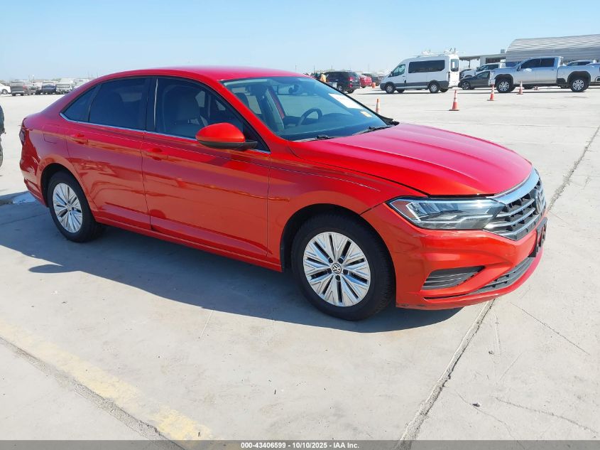 2019 Volkswagen Jetta 1.4T R-Line/1.4T S/1.4T Se orange sedan gasoline 3VWC57BU7KM134377 photo #1
