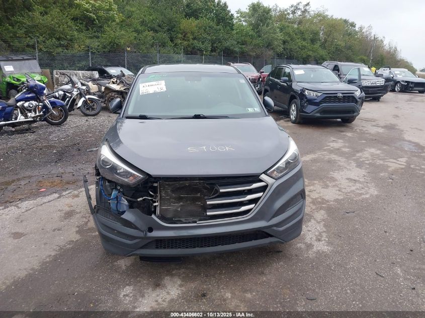 2018 Hyundai Tucson Se VIN: KM8J2CA40JU683759 Lot: 43406602