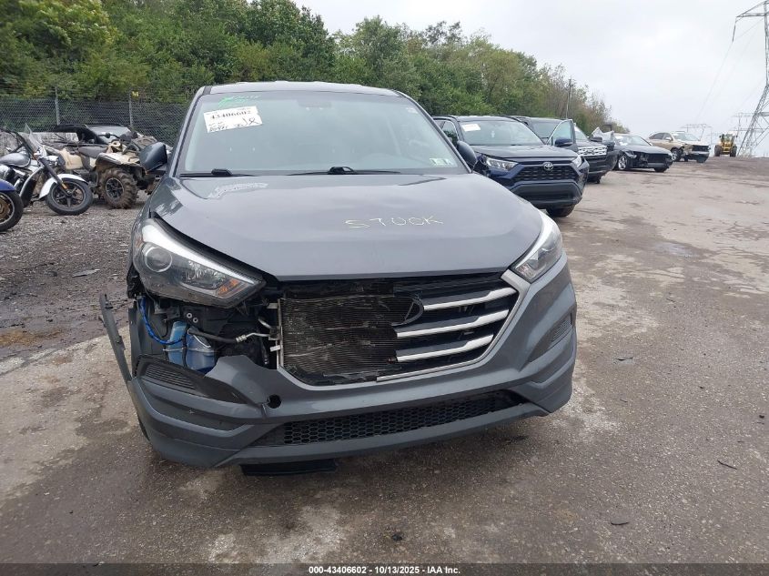 2018 Hyundai Tucson Se VIN: KM8J2CA40JU683759 Lot: 43406602