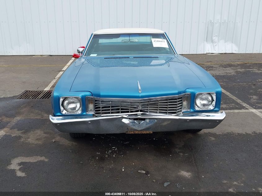 1972 Chevrolet Monte Carlo VIN: 1H57J21507148 Lot: 43406611