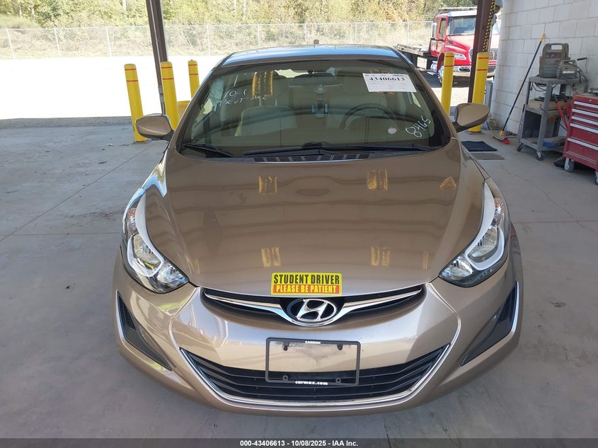 2016 Hyundai Elantra Se VIN: 5NPDH4AE4GH718465 Lot: 43406613