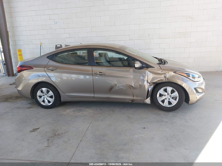 2016 Hyundai Elantra Se VIN: 5NPDH4AE4GH718465 Lot: 43406613