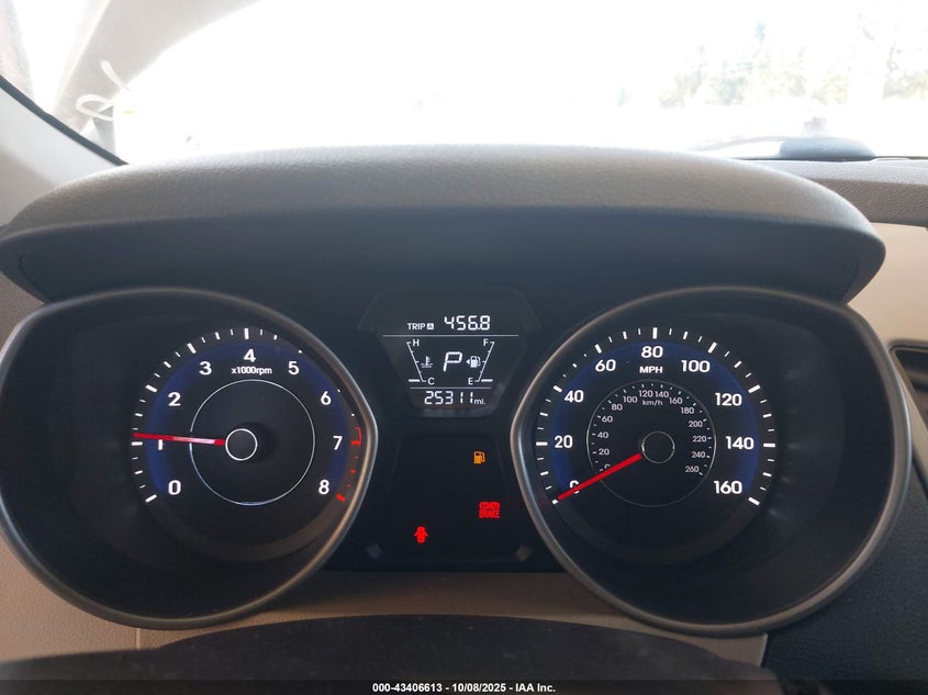 2016 Hyundai Elantra Se VIN: 5NPDH4AE4GH718465 Lot: 43406613