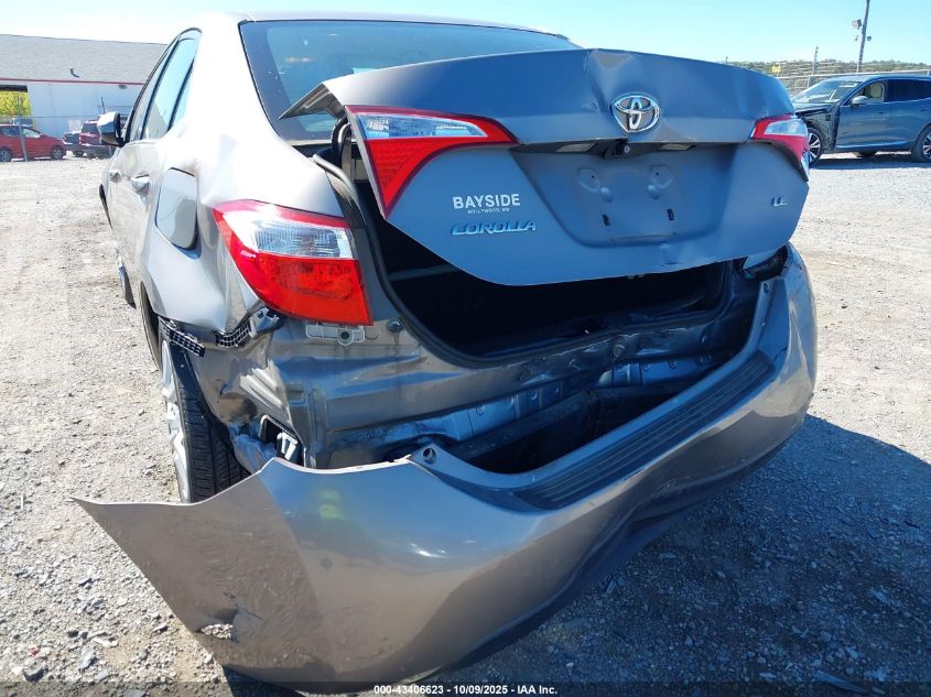 2015 Toyota Corolla Le VIN: 2T1BURHE4FC349677 Lot: 43406623