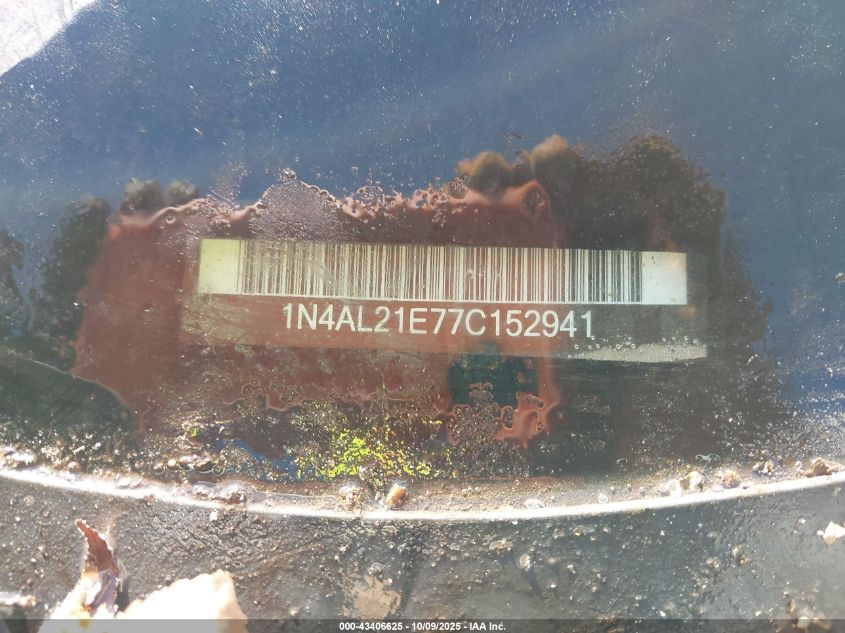 2007 Nissan Altima 2.5 S VIN: 1N4AL21E77C152941 Lot: 43406625