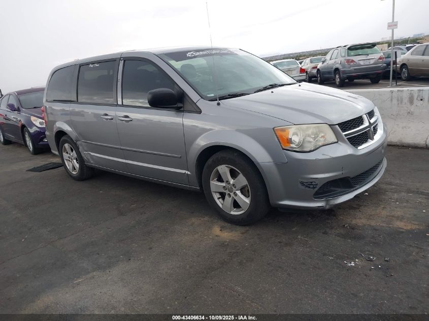 2013 Dodge Grand Caravan Se VIN: 2C4RDGBG2DR693471 Lot: 43406634