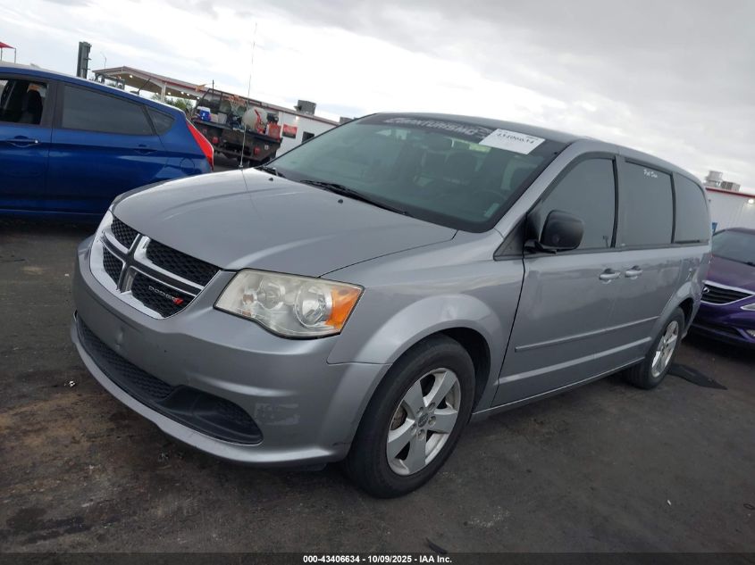 2013 Dodge Grand Caravan Se VIN: 2C4RDGBG2DR693471 Lot: 43406634