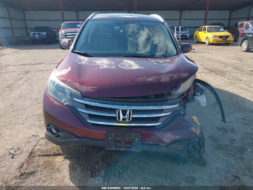 2012 Honda Cr-V Ex-L VIN: 5J6RM4H72CL082864 Lot: 43406692