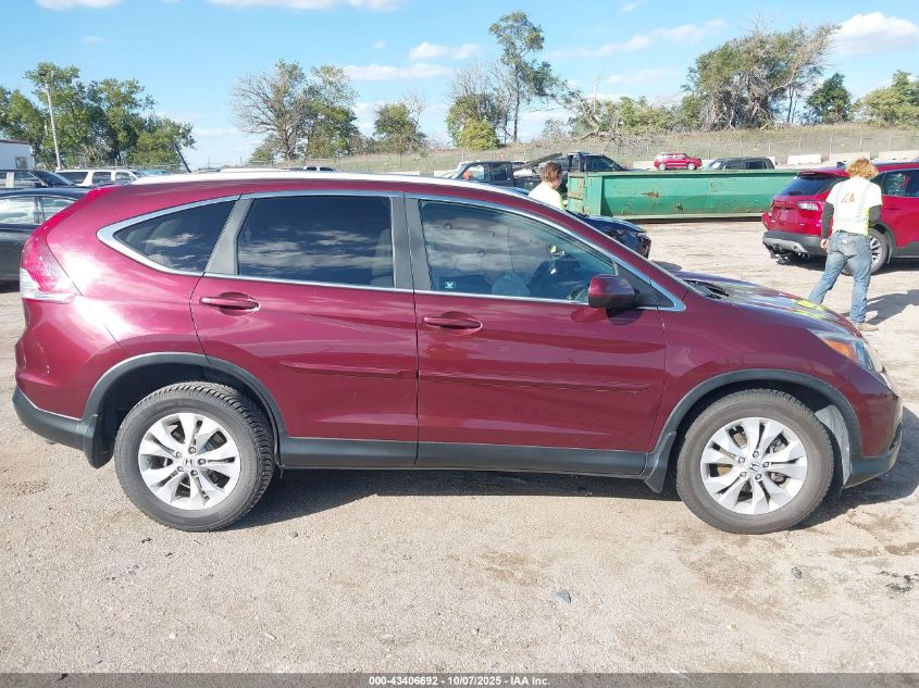 2012 Honda Cr-V Ex-L VIN: 5J6RM4H72CL082864 Lot: 43406692