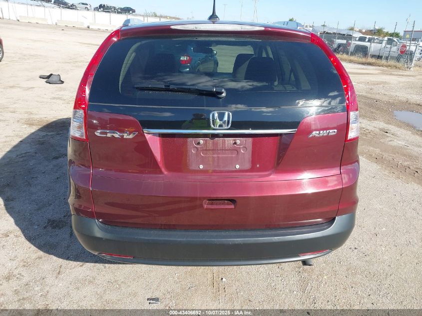 2012 Honda Cr-V Ex-L VIN: 5J6RM4H72CL082864 Lot: 43406692