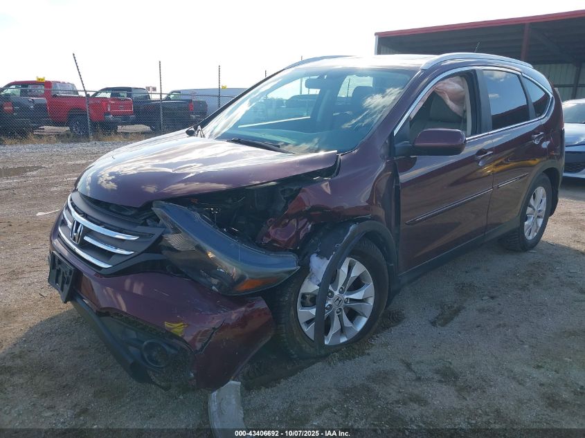 2012 Honda Cr-V Ex-L VIN: 5J6RM4H72CL082864 Lot: 43406692