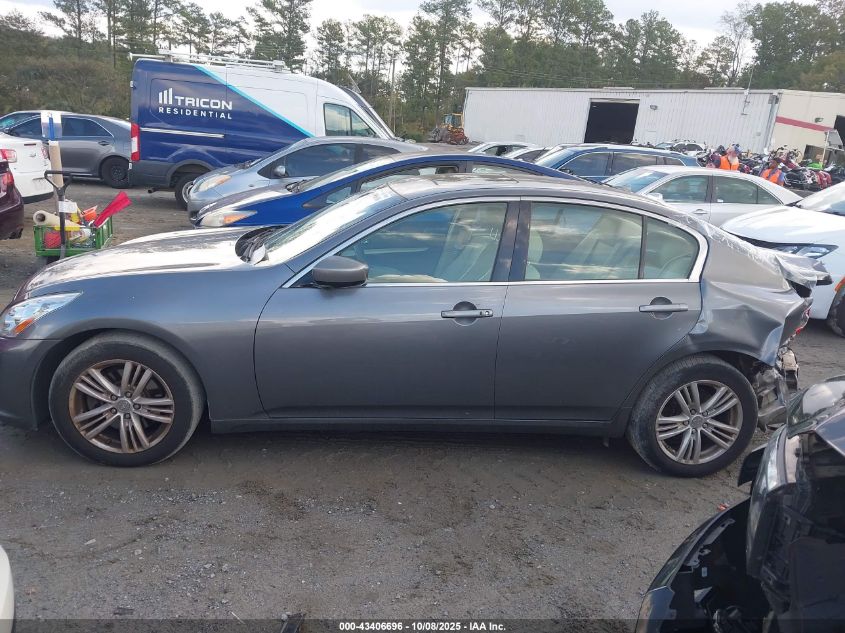 2012 Infiniti G37X VIN: JN1CV6AR2CM676917 Lot: 43406696