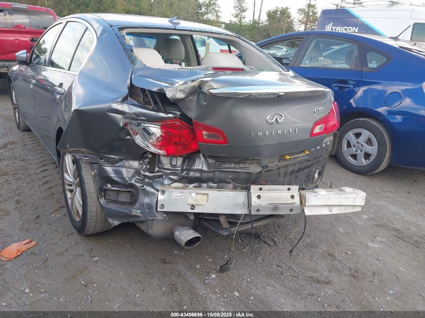 2012 Infiniti G37X VIN: JN1CV6AR2CM676917 Lot: 43406696