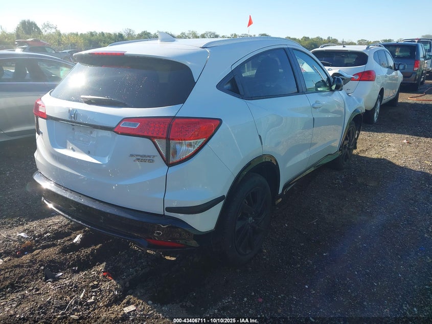 2022 HONDA HR-V AWD SPORT 3CZRU6H1XNM776081