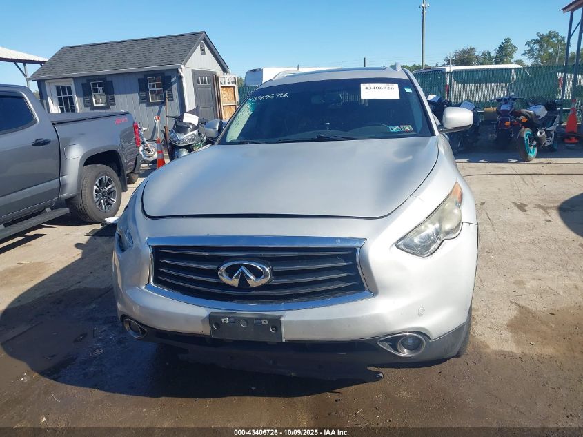 2012 Infiniti Fx35 VIN: JN8AS1MW7CM156105 Lot: 43406726
