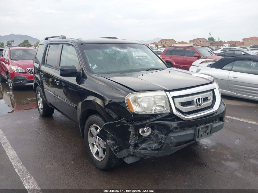 2011 Honda Pilot Touring VIN: 5FNYF4H94BB089913 Lot: 43406777
