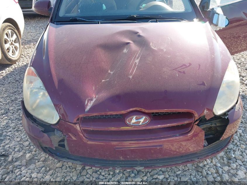 2007 Hyundai Accent Gs VIN: KMHCM36C77U024850 Lot: 43406783