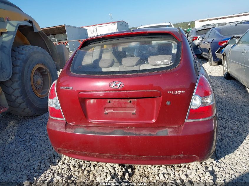 2007 Hyundai Accent Gs VIN: KMHCM36C77U024850 Lot: 43406783