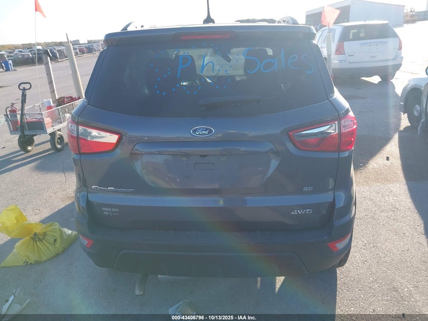 2021 FORD ECOSPORT SE MAJ6S3GL3MC401672