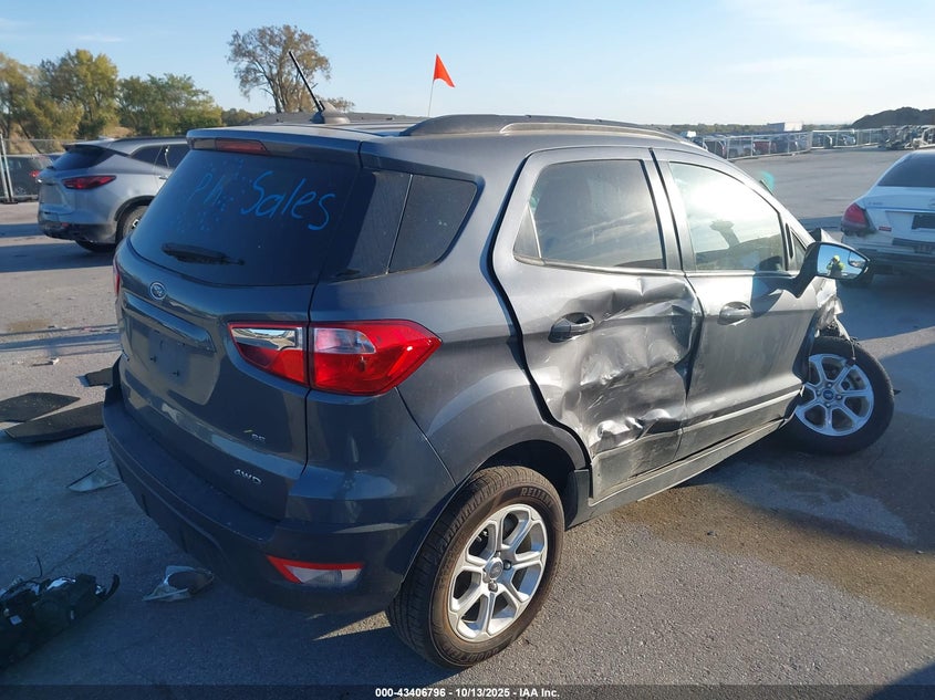 2021 FORD ECOSPORT SE MAJ6S3GL3MC401672
