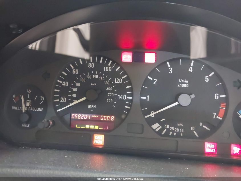 1997 BMW 328Ic VIN: WBABK7329VET64286 Lot: 43406805