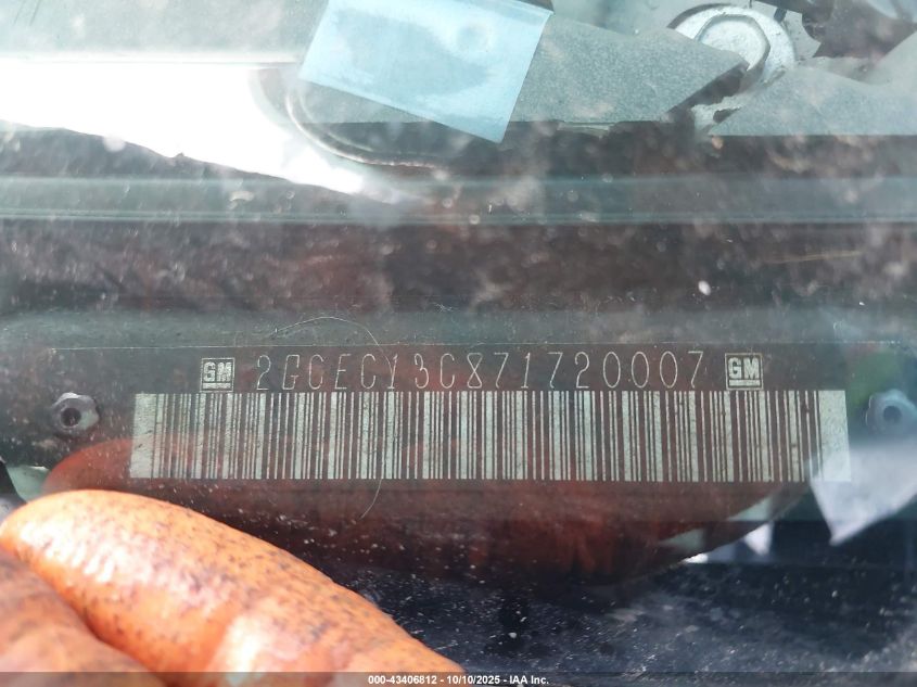 2007 Chevrolet Silverado 1500 Ls VIN: 2GCEC13C871720007 Lot: 43406812