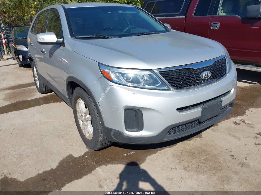 2014 Kia Sorento Lx VIN: 5XYKT3A68EG443695 Lot: 43406815