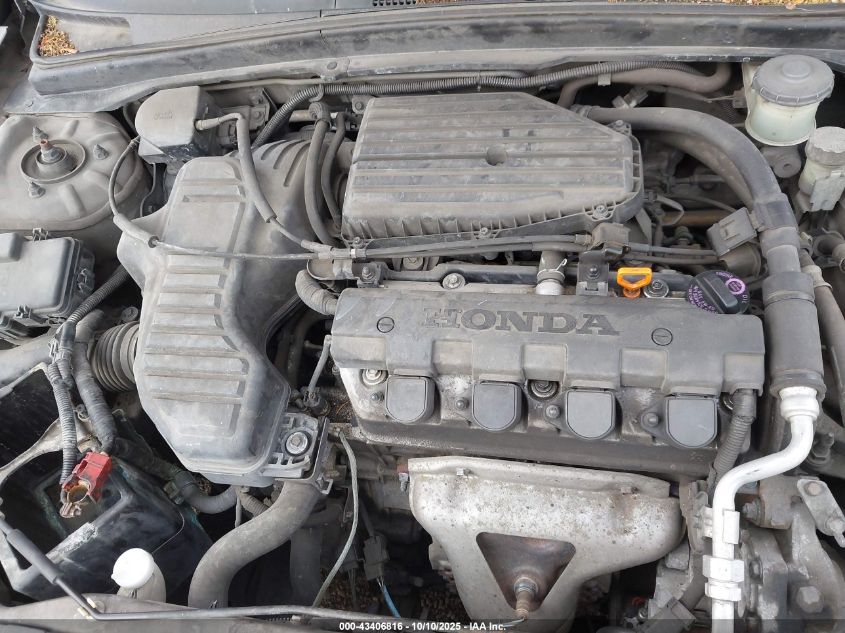 2001 Honda Civic Lx VIN: 2HGES15571H559635 Lot: 43406816