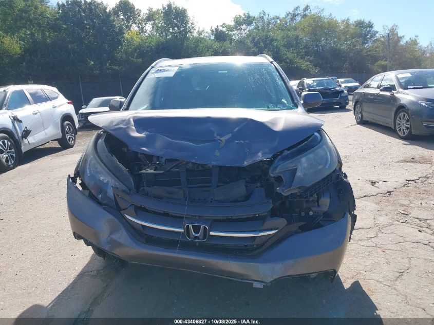 2013 Honda Cr-V Ex-L VIN: 5J6RM4H72DL010760 Lot: 43406827