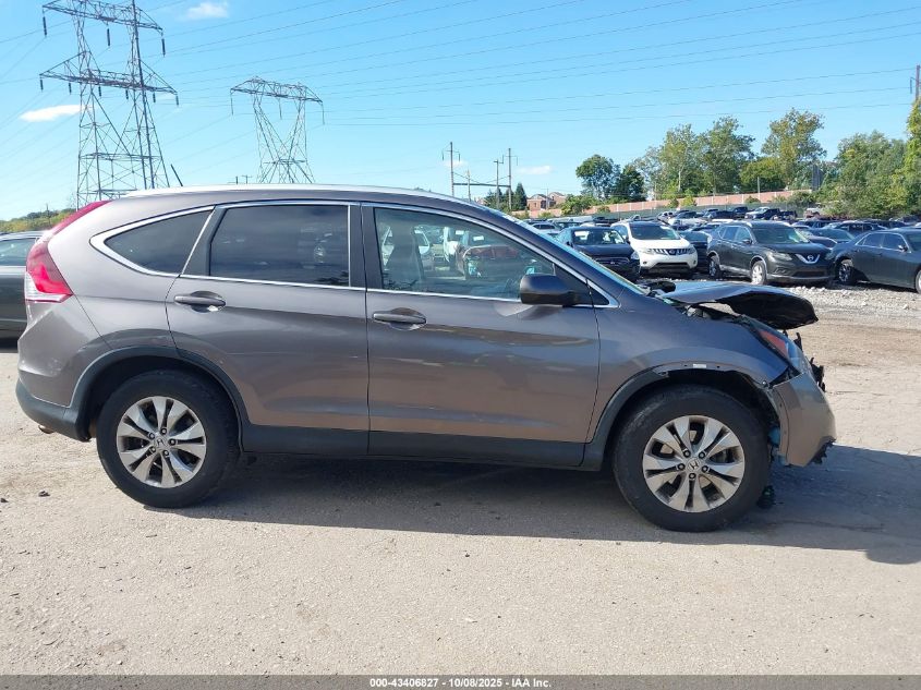 2013 Honda Cr-V Ex-L VIN: 5J6RM4H72DL010760 Lot: 43406827