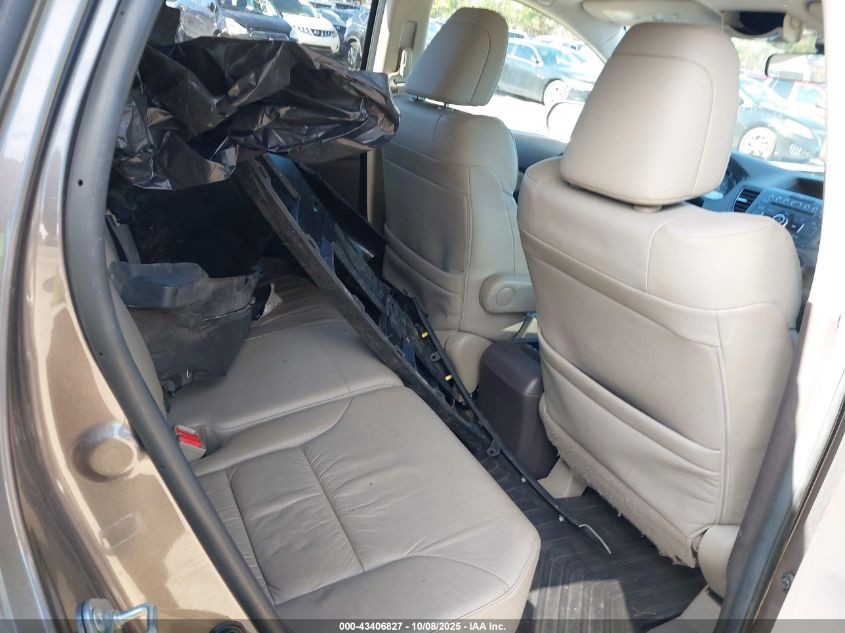 2013 Honda Cr-V Ex-L VIN: 5J6RM4H72DL010760 Lot: 43406827