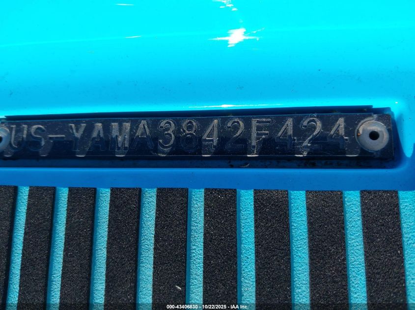 2024 Yamaha Other VIN: YAMA3842F424 Lot: 43406830