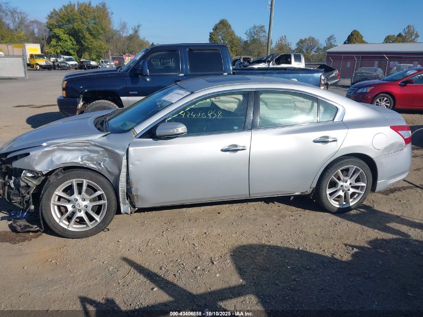 2009 Nissan Maxima 3.5 Sv VIN: 1N4AA51E39C832362 Lot: 43406858