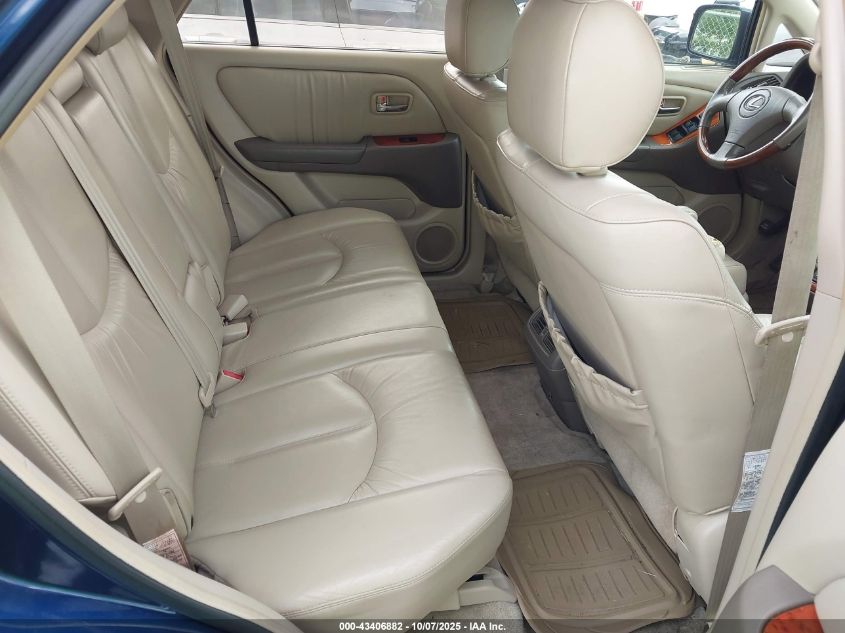 2003 Lexus Rx 300 VIN: JTJHF10U230294321 Lot: 43406882