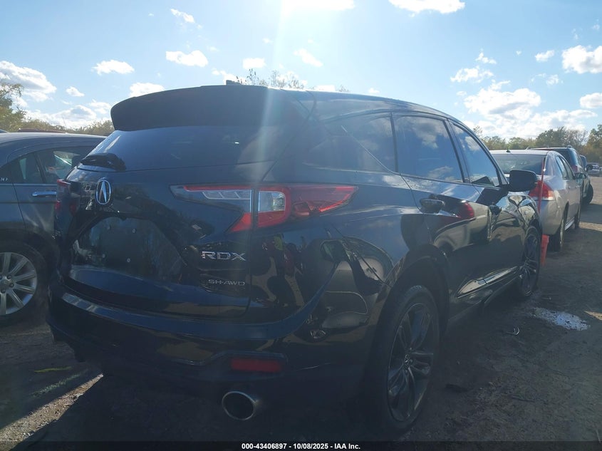 2021 Acura Rdx 2.0 A-spec Package Black Lot 111043406897 Vin 5J8TC2H65ML042792