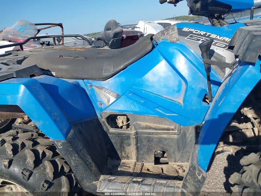 2019 Polaris Sportsman VIN: 4XASEA570KA600592 Lot: 43406903