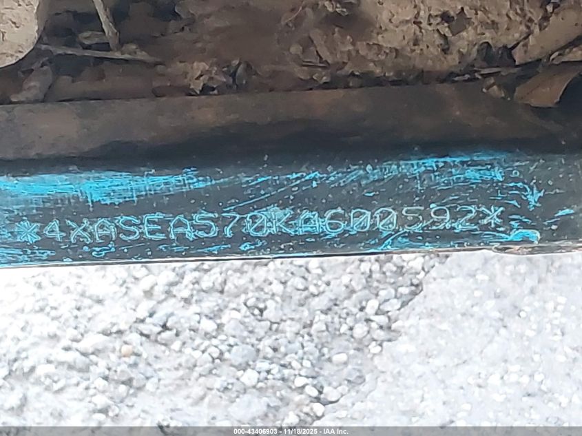 2019 Polaris Sportsman VIN: 4XASEA570KA600592 Lot: 43406903